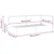 Vidaxl Kotna postelja z vzglavjem Črna 90 x 190 cm blago