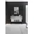Hanah Home Komoda Luxe, 120x80x30 cm, Bela