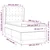 Vidaxl Box spring postelja z vzmetnico temno rjava 100x200 cm blago