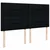 Vidaxl Box spring postelja z vzmetnico črna 180x200 cm blago