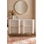 Hanah Home komoda Slim 120, 120 cm, bela