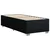 vidaXL Box spring postelja z vzmetnico črna 90x200 cm blago