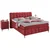 Boxspring Krevet Scarlett 160/200 cm , tamnocrvena