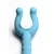 Frisky Yass! Vibe Dual-Ended Silicone Vibrator Teal
