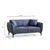 Atelier del Sofa Dvosed Belissimo 180x67x95cm Plavi