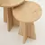 Hanah Home Mushroom Sto za dnevnu sobu (2 dela), Braon