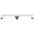 Tuš kanal 2-u-1 sa 360° sifonom Srebrno 80 cm