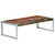 Klubska mizica 120x60x35 cm trden predelan les