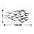 Wallity Zidna dekoracija Herd Of Birds, 120x55 cm, 1.5 mm, Crna