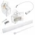 LAMPA ATL ZD211B LED panel luč, 5 šestkotnikov 234x325cm
