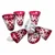 Marika Kozarci za vodko Ruby Crystal 40 ml z vonjem ananasa