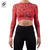 CROP TOP CORAL SPLASHES