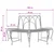 Klupa pod drvetom 4-Broj sjedala 160 x 80 x 89 cm Čelik