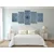 5-delna slika temno modri cvet Mandale - 150x75