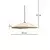 Opviq Luster BK183, 1 x E27, Max 40W, Krem-zlatni