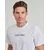 Calvin Klein Majica Logo 30s LV04LD230G Bela Relaxed Fit