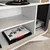 Hanah home Polica 150x75x43cm Belo-Antracit