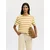 SELECTED Majica SLFESSENTIAL rumena/bela