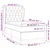 vidaXL Box spring postelja z vzmetnico krem 80x200 cm blago