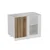 Hanah Home kuhinjski element Minar 4135, 105 cm, beli / dore