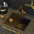 granitni umivalnik DAVID 50 Grey Metallic