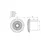 HACO Ventilator Ceiling fan, ball bearings 100 mm, time delay 0933