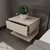 Hanah Home Noćni stočić Vivid, 45x31,4x36,8 cm, Krem