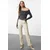 Trendyol Milla Ženska bluza Twoaw25Bz00262, Antracit