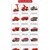 CAB Toys Gasilska vozila, paket 15