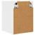 vidaXL Viseča omarica Riga 2 pcs Bela 30 x 31 x 40 cm Konstruiran les