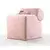 Atelier del Sofa Tabure 45x56x60cm, Roze