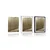 Plakat s paspartujem sephia steza v gozd - 40x60 silver