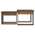 vidaXL Set kavno mizico 2 pcs Star les Konstruiran les