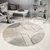 Bež pralna okrogla preproga o 150 cm Simple Lines – Mila Home