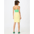 Womens ribbed skirt soft yellow
