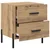 Vidaxl Nočna omarica s predalom 2 pcs artisan hrast 40 x 35 x 47.5 cm
