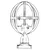 Opviq Spoljna zidna lampa BSU-68080-BSY-M3-K, 38 cm, IP65, E27, Crna