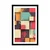 Plakat s paspartujem abstraktna tekstura - 20x30 white
