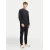 JACK & JONES Obleka za doma  črna