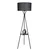 Opviq Podna lampa Venedik, 158 cm, E27, Crna