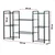 Hanah Home dekorativni stalak za biljke Koda, 125 cm, crni