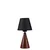 Opviq Stona lampa Juno, Braon-crna