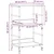 Polica Crni hrast 50 x 33 x 82 cm Konstruirano drvo