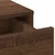 Vidaxl Toaletna mizica Rjava 79 x 41 x 140 cm Konstruiran les