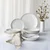 Krožnik, ploščat, okrogel, Coupe, 27 cm, 4-delni set – Gaya Elements North - 492524