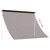 vidaXL Senčnik Rjava 350 x 150 cm 180 g / m2 poliester s PU premazom