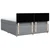 Vidaxl Box spring postelja z vzmetnico svetlo siva 180x200 cm blago