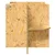Osnovica za terarij Smeđa 80 x 50 x 50 cm OSB