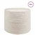 Vidaxl Vrv iz jute 8 Bela 100% Tossa jute