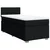 Vidaxl Box spring postelja z vzmetnico črna 90x200 cm blago